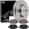 BandelOne EuroBrake Bremsscheiben 240mm + Beläge hinten passend für Corsa C + TIGRA