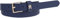 Tommy Hilfiger Damen Gürtel Heritage aus Leder, Blau (Space Blue), 85 cm