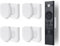 OFFCUP Organizador Mandos TV Magnéticos, 4pcs Soporte para Control Remoto Magnético, Soporte de Pared Soportes Magnéticos Fuertes para Mando a Distancia, para Hogares Escolares Oficina -Blanco