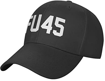 Baseball Cap Fu45 FCK Du Lustiger Schwarzer Golf Caps Unisex Baseballmütze Klassisch Baseballkappe Für Running Reisen Outdoor
