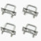 QYIMLI Stainless Steel Square U Bolt Clamp, Square Tube Clamps with Nut And Plate for Boat Trailer (M6*30 * 50)