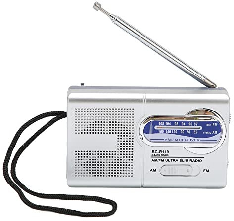 Battery Operated Radio, AM Or FM Multifunctional Classic Battery Operated Radio Portable Pocket Radio For Home Hiking Cycling Travelling