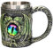 ZONSUSE Mittelalterliche Drachen Tasse,Drachenauge Becher,Drachen Bierkrug,Flugsaurier Tasse,Drachen Kaffeetasse, Lustige Gothic Geschenke für Männer Frauen Drachensammler 450ml (Drachenauge)