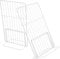 BESTOYARD Freezer Partition Storage Bins The Wire Chest Freezer Wire Racks Refrigerator Wire Storage Deep Freezer Baskets for Storage Refrigerator Basket Organizers Freezer Racks White Iron