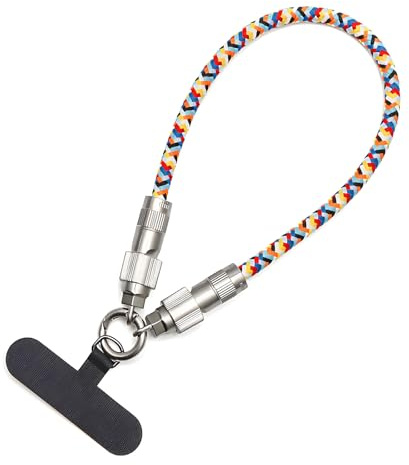 Handy Lanyard Datenkabel 2 in 1 Anti-Diebstahl Handy Lanyard Kompatibel mit den meisten Multifunktionsszenarien von Mobiltelefonen Typ-C-Ladekabel 60W PD Ladekabel (30cm)