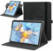 Haofun Universale Custodia Cover Compatibile con Tablet 9-11 Pollici, per TABWEE/HotLight/Hasskya/SEBBE/Facetel Etc., Sottile Leggero Cover, Nero