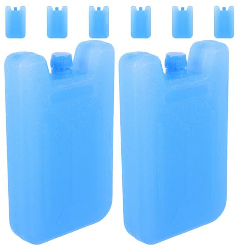 VICASKY 8pcs Lunch Box Ice Packs Reusable Air Conditioner Fan Ice Packs Empty Freezer Blocks For Coolers Lunch Bags Food Storage Home Or Office Use