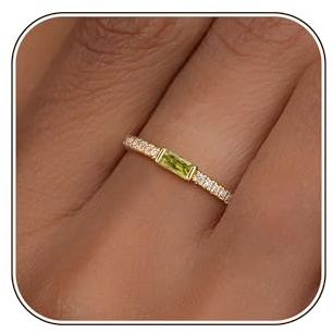 ZOERAY Ringe Gold für Damen Wasserfest mit Geburtsstein 18K Vergoldete Ring | Damenring Zirkonia,Stapelbare Rings mit Stein Amethyst Aquamarin,Edelstein Ringe Frauen, Verlobungsringe Geburtstag Geschenke