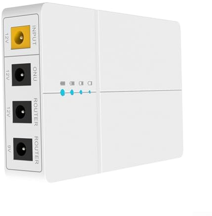 HOHOVYVY Unterbrechungsfreie Stromversorgung UPS 12V 9V DC 7800MAh Für Router Modem Backup Power Supply 6H Laufzeit