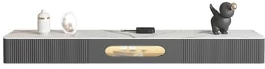 TV Stand Floating TV Unit, Wall Mounted Cabinet, Shelves with 2 Drawers and 1 Door TV Console(Large)