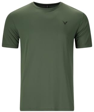 VIRTUS Roger V3 Hyperstretch Herren Sport T-Shirt mit Quick-Dry elastisch, schnelltrocknend und nachhaltig. Mit Hyperstretch & Quick-Dry-Technologie ideal für Training & Alltag. - L