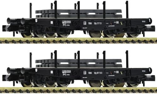 6660135 N 2er Set Schwerlast-Flachwagen, ÖBB, Ep. IV