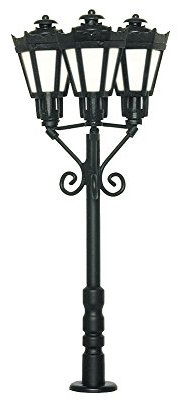 Viessmann 6077 - H0 Parklaterne dreiflammig, schwarz