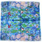 Nella-Mode bezauberndes SEIDENTUCH Seidenschal nach Claude Monet Seerosen Schal Tuch 100% Seide Kunstdruck Impressionismus Malerei 85x85 cm