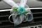 Organza M Auto Schmuck Braut Paar Rose Deko Dekoration Autoschmuck Hochzeit Car Auto Wedding Deko Girlande PKW (Türkis/Weiß)