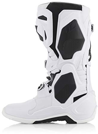 Alpinestars Stivali Tech-10 2021, powersports-Protettivo-Gear Uomo, Bianco, 44.5 EU