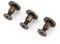 20pcs Rivets pour Cuir, Rivet Plat Chicago Vis à écrou de Fixation kit pour Album Photo Albums en Cuir de réparation(6.5mm)