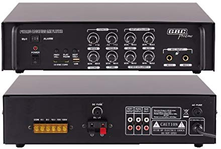 AMPLIFICATORE PROFESSIONALE BLUETOOTH 100V / 50W CON MP3 BY ELETTRONICA DE FILIPPO SRL