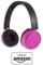 BuddyPhones PopTime - Nuove cuffie Bluetooth Made for Amazon, per bambini e ragazzi da 8 a 15 anni, rosa
