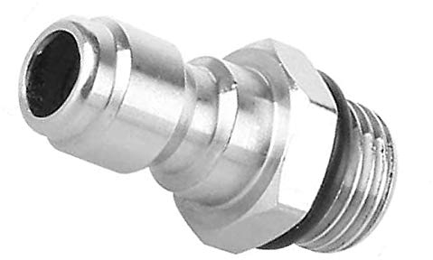 1/4'' Schnelle Veröffentlichung Verbinder, 14 mm Außengewinde an 1/4 Zoll Schnellverschluss Adapter Hochdruckreiniger Seife Spritzgerät Schneeschaum Lanzenflasche Verbindungsteile Edelstahl Koppler