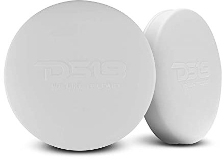 DS18 Hydro CS-8/WH 8 Silicone Marine Speaker Cover - Water, Dust and UV Rays Protection - Compatible with Tower Speakers - Great Durability - Special Edition (Pair)