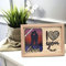 power gift - I LOVE YOU - Bilderrahmen. Fotorahmen zum Aufstellen und Aufhängen. Nettes und Einzigartiges Geschenk für jeden Anlass. C