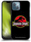 Head Case Designs Licenza Ufficiale Jurassic Park Pieno Nero Logo Custodia Cover Dura per Parte Posteriore Compatibile con Apple iPhone 13