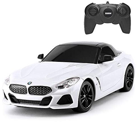 RASTAR BMW Toy Car, 1/24 BMW Z4 Roadster New Version Remote Control Car for Boys Kids BMW RC car for Adults - White