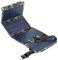 Panel Solar Portatil 5V20W Cargador Solar para Movil Placa Solar Puerto USB Carga Solar con 2 Hebillas Fuente de Alimentación Móvil Plegable Impermeable al Aire Libre（CP）