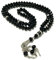 Shoes Lane Tasbih Tazbeeh 99 Kristalle islamischer Rosenkranz Perlen für Zikr und Dua, Schwarz
