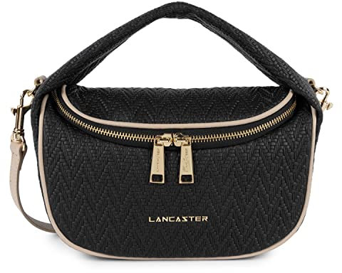 Lancaster Vanity Ceau Chevron, Sac Mixte, Noir