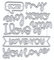 DzIxY Words I Love You Metal Cutting Dies for Card Making Kit Embossing Paper Die Cuts Scrapbook Machine Stencils Storage Pockets Supplies
