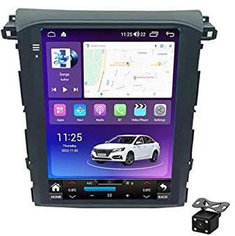 Plusfish 2 Din 9.7 Zoll Stereo, Touchscreen Autoradio, Bluetooth MP5-Player Für Subaru XV Forester 5 2018~2021 Unterstützung Carplay/Auto/Lenkradsteuerung/FM-Radio, Mit Rückfahrkamera,Ts 2g+32g