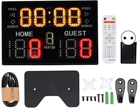 100 Bis 240 V, 11-stelliges LED-Display, Multifunktionale Elektronische Anzeigetafel für Sport, Spieltraining, Elektronische Anzeigetafel für Basketball, Volleyball, Ringen