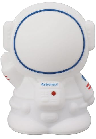 Astronauten-Nachtlicht, Weiches, Wasserdichtes Silikon-Nachtlicht, Wiederaufladbare USB-Nachtlampe für Schlafzimmer, Schlafsaal, Camping, Raumfahrer-Nachtlicht, Nachtbettlicht