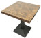 Willonin Bistrotisch, Kaffeetisch, Esstisch, Bar, Abendessen, Mahlzeiten, Restaurant, Haus, Innenbereich, Esstisch, quadratisch, MDF, maximale Belastung 120 kg, 60 x 60 x 75 cm (Uhr)