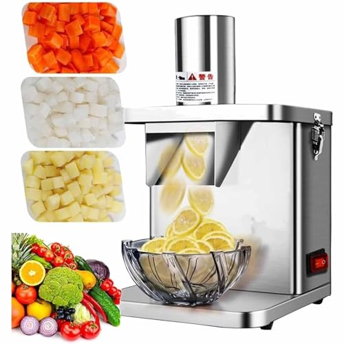 Dicador eléctrico de verduras, trituradora de alimentos de frutas, cortador automático de cebolla y patata, procesador de alimentos, máquina de corte de frutas