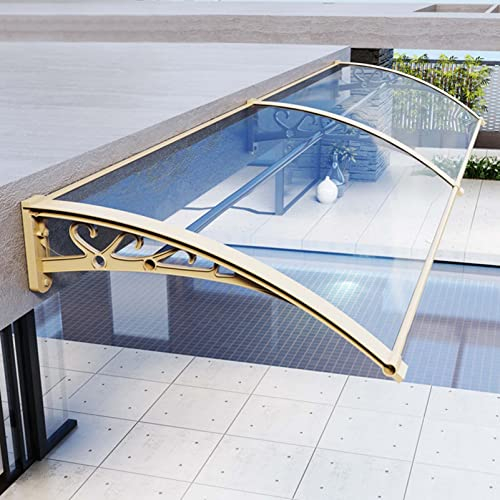 SORVA Tür-/Veranda-Überdachung, Überdachung für Tür und Fenster, Haustürüberdachung, Außenmarkise, Türüberdachung für den Außenbereich, wasserdichter Regenschutz, Terrassenüberdachung, Regen-/Schn