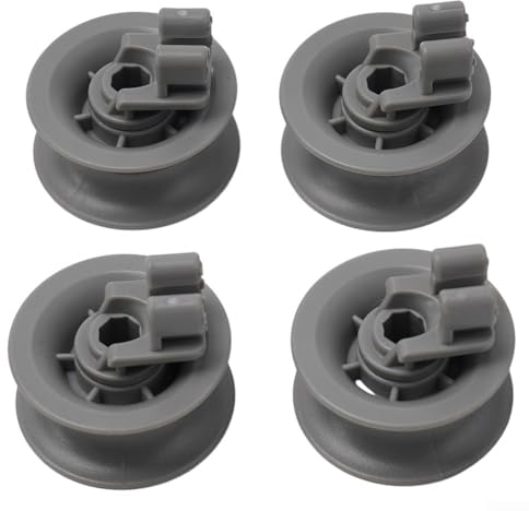Lot de 4 roulettes pour panier supérieur de lave-vaisselle pour Bosch 611666