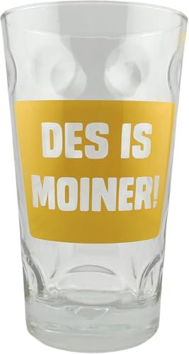 DES IS MOINER! 0,5 L Dubbeglas - Pfälzer Schorleglas Farbe Gelb