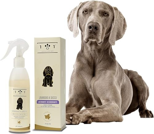 Natürliches Trockenshampoo für Hunde – Waschen ohne Wasser oder Spülen – Inhaltsstoffe pflanzlichen Ursprungs – für alle Haartypen, Linie 101 (500 ml)