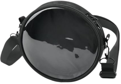 AsrMyjcx Tragbare CD-Player-Hülle, CD-Player-Tasche, nur Hülle, runder, Verstellbarer Schultergurt, CD-Player-Aufbewahrungstasche, CD-Player-Hülle