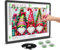 Leuchttisch A4, 9000 Lux Sehr Hell LED Lightpad mit Seitliche Tasten, Magnetischer Clip, 6 Stufige Dimmung 3 Farbtemperatur Light Pad Lichtpad für Diamond Painting, Designen, Zeichnen Skizzieren