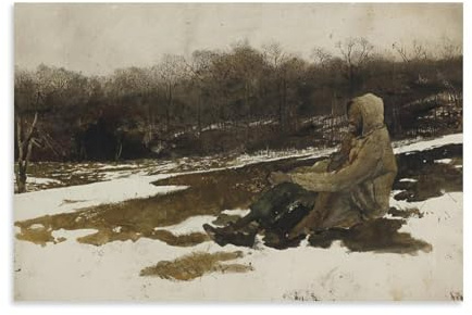 HAJIDEMA Andrew Wyeth Art Poster, Armee-Überschuss, Leinwandkunst und Wandkunst, Bilddruck, moderne Familienschlafzimmer-Dekoration, 30 x 45 cm