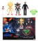 Sonic 3 Movie Actionfiguren-Multipack, 6cm von JAKKS Pacific, offizielle SEGA-Lizenz, Wave 1 mit Sonic-, Shadow- und Knuckles-Figuren sowie Buzz Bomber- und Drohnenzubehör