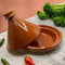 Tajine XL 35 cm en terre cuite peinte à la main - Casserole traditionnelle marocaine/tunisienne + Ebook gratuit 1404251132
