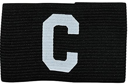 Precision Unisex' s Big C CaPTains Armband, Black-white, Senior, K-REY-TR40B