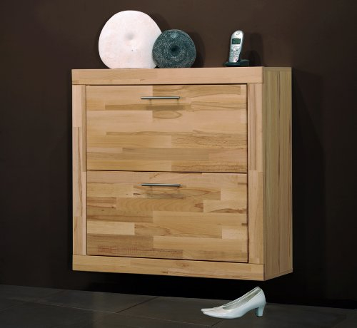 Möbeldesign Team 2000 Hänge - Schuhschrank od. Schrank für Garderobe, in Kernbuche Teil-massiv 7154-3
