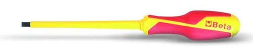 Beta 1274MQ Insulated Headless Slotted Screwdriver 1000V (3X100mm)
