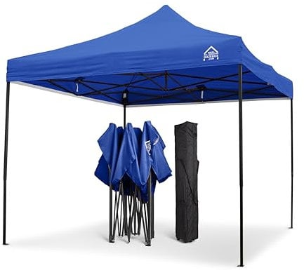 All Seasons Gazebos 3x3m vollständig wasserdichtes Faltpavillon - Königsblau